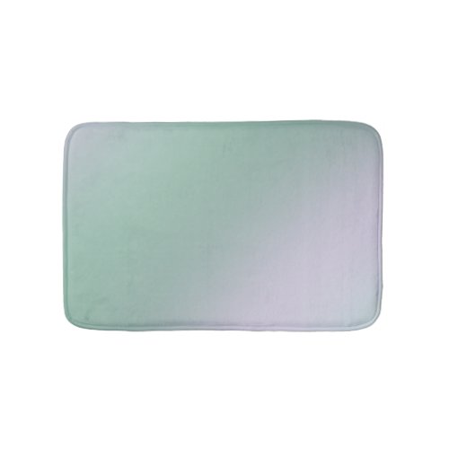 Green Pink Ombre Gradient Blur Abstract Design Bath Mat