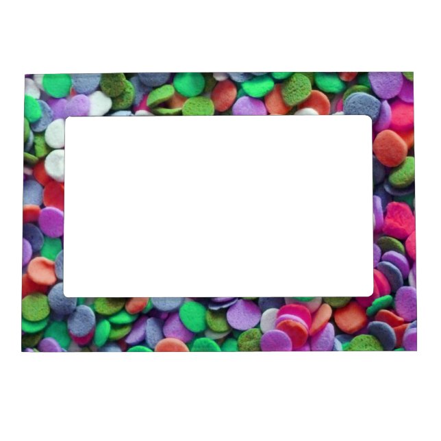 Green Pink Purple Candy Magnetic Frame (Front)