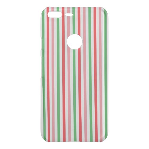 Green Pink Red White Horizontal Striped Colorful  Uncommon Google Pixel XL Case