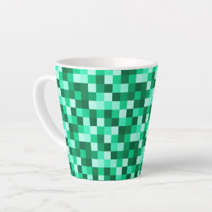 Green Pixels Micraft Inspired Mug Cup