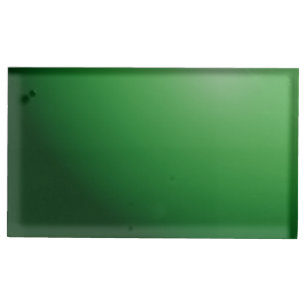 Green   place card holder