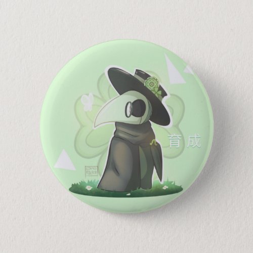 Green Plague Doctor Button