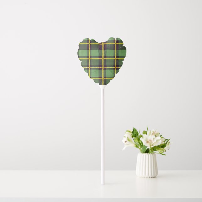 Green Plaid Balloon (In Situ)