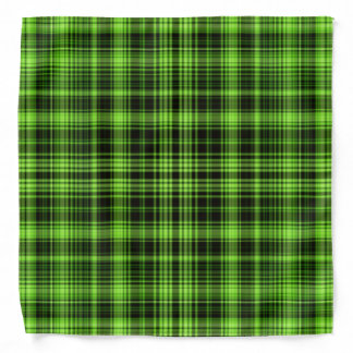 Green Plaid Bandana