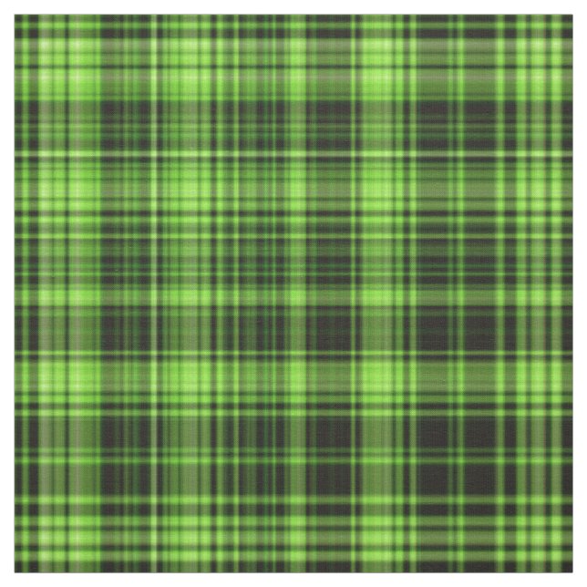 Green Plaid Fabric (Swatch)