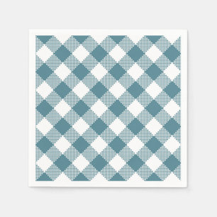 Green Plaid Fall Pattern Napkins