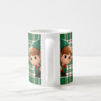 Green Plaid Gnome With Elf's