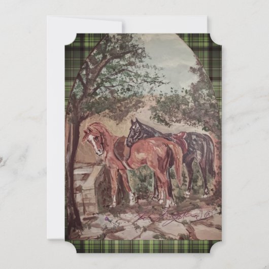 green plaid jamie and poppy scripture (Front)