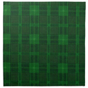 Green Plaid Napkins