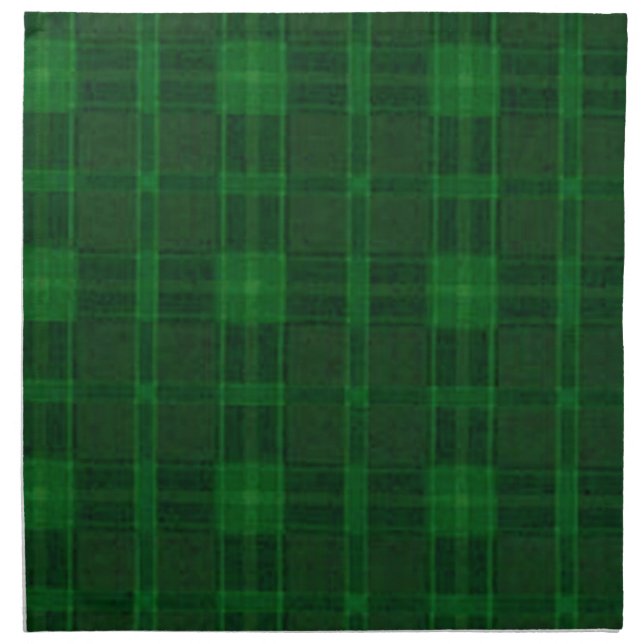 Green Plaid Napkins (Front)