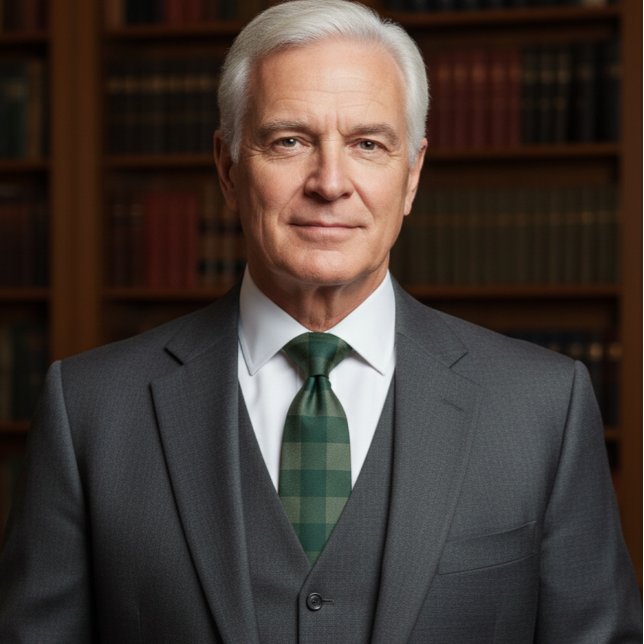 Green Plaid Neck Tie (Creator Uploaded)