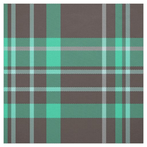 Green Plaid Pattern Fabric