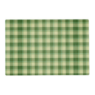 Green Plaid Saint Patrick's day Placemat