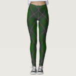 Green Plaid Scottish Tartan Pattern Leggings<br><div class="desc">Dress up your winter wardrobe with these fun high quality leggings featuring a classic green tartan plaid pattern.  Perfect for the holidays,  St. Patrick's Day or everyday activities and workouts.</div>