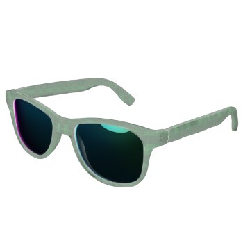 Green Plaid Sunglasses by atteestude at Zazzle