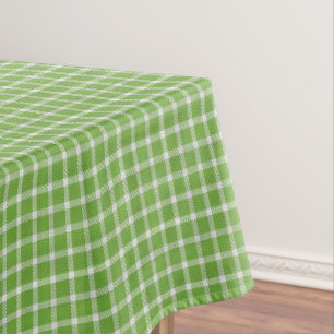 Green Plaid Tablecloth