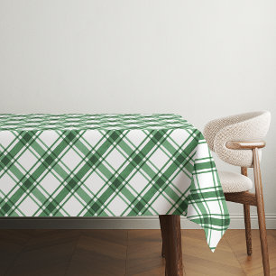 Green Plaid Tablecloth