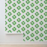 Green Plaid Tooth Pattern Wallpaper