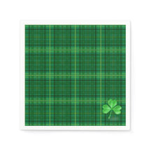 Green Plaid With Shamrock