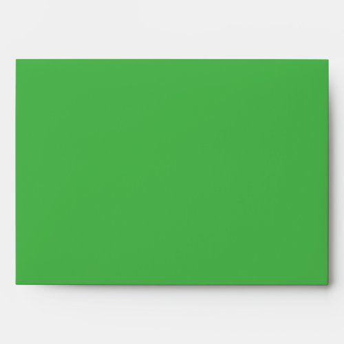 Green plain solid color St Patricks Day  Envelope