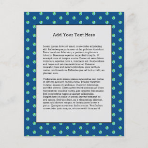 Green Planet Dots Earth Day Ecology Environment Flyer