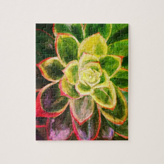 Green Plant Jigsaw Puzzle (Vertical)