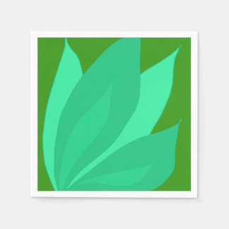 Green Plant Napkins
