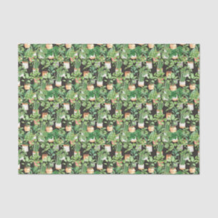 Green Plants Leaves 2 Tissue Paper