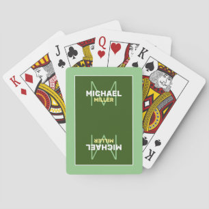 Green Poker Cards