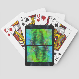 Green poker deluxe deck cards