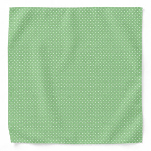 Green Polka Dot Pattern Bandana