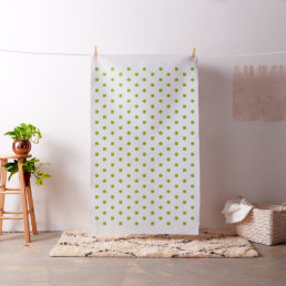 Green Polka Dots Art Craft Sewing Quilting Fabric