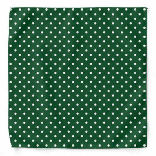 Green Polka Dots Bandana