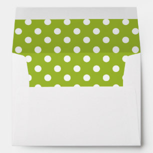 Green Polka Dots Envelope