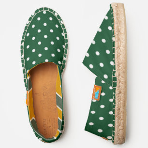 Green Polka Dots Espadrilles