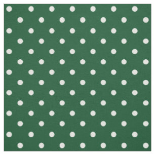 Green Polka Dots Fabric