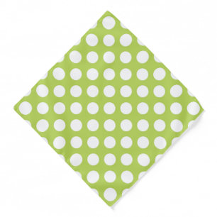 Green Polka Dots, Polka Dot Pattern, Dots, Dotted Bandana