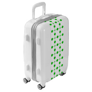 Green Polka Dots, Polka Dot Pattern, Dots, Dotted Luggage