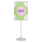 Green Polka Dots, Polka Dot Pattern, Monogram