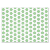 Christmas Red And Green Polka Dots Tissue Paper