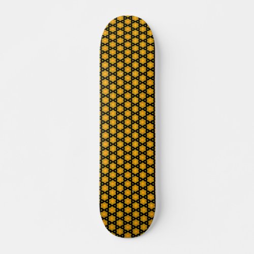 Green Polygon Pattern Skateboard