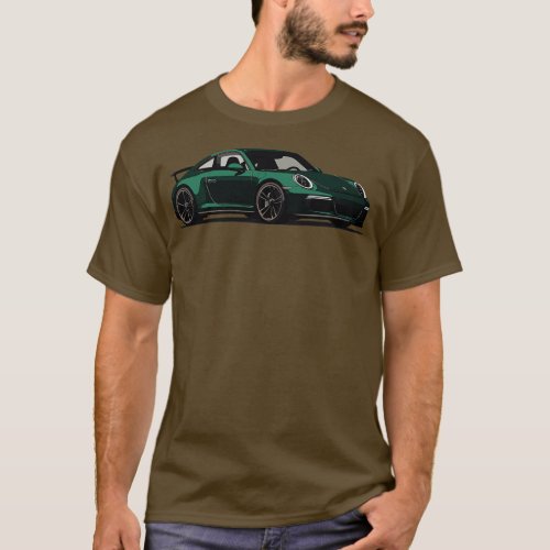 Green Porsche T_Shirt