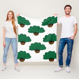 Green Potted Plants Pattern