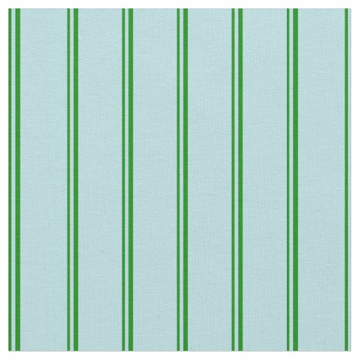 Green & Powder Blue Lined Pattern Fabric