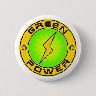 Green Power III Pinback Button
