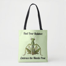 Green Praying Mantis Personalized Yoga