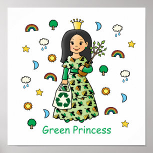 Green Princess Poster