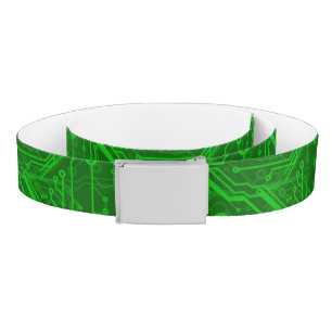 Green Printed Circuit Board Pattern Belt