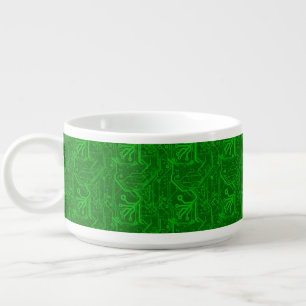 Green Printed Circuit Board Pattern Bowl