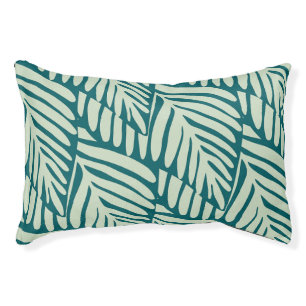 Green Printed Pet Bed